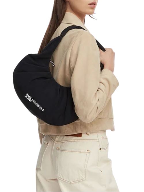Borsa in tessuto arricciato Karl Lagerfeld jeans | B2W30145999